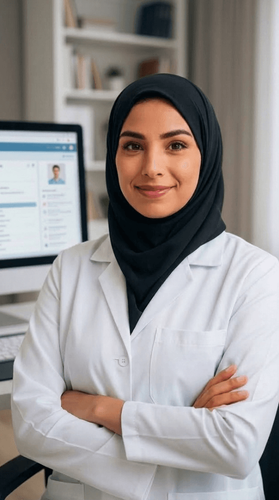 Portrait of Dr. Layla Al-Farouq